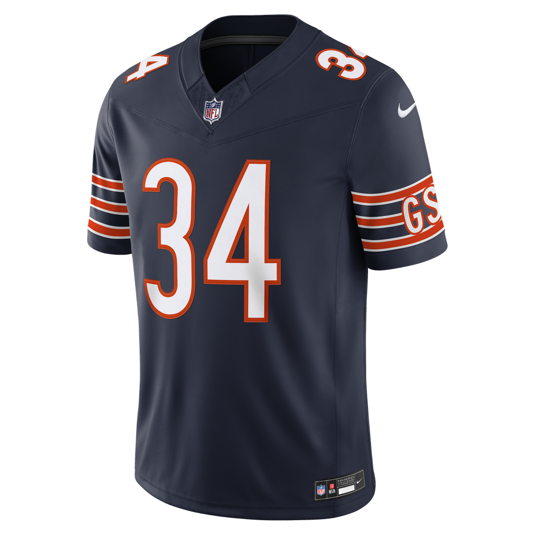 Walter Payton Chicago Bears Nike Navy Vapor F.U.S.E. Stitched Retired Limited Jersey