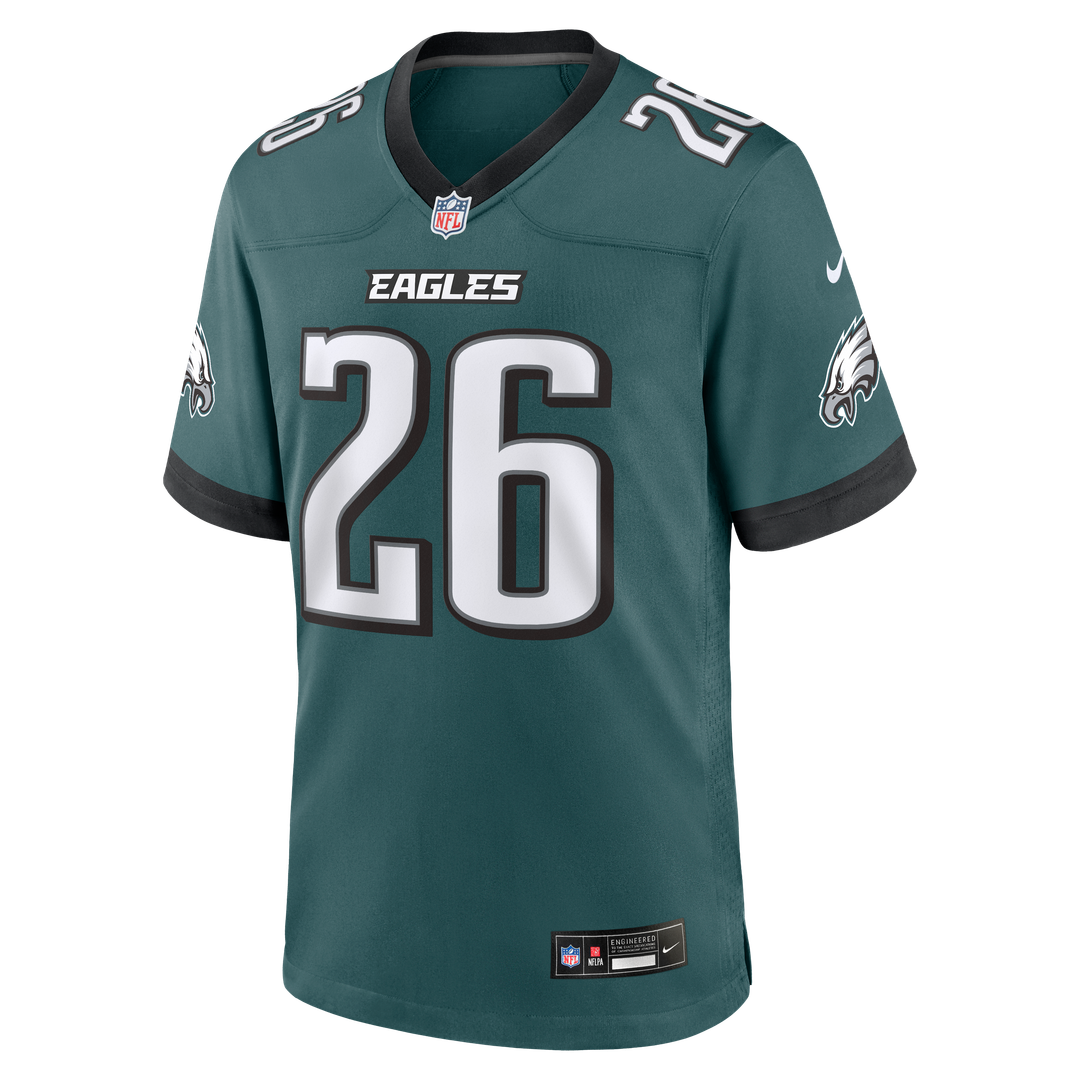 Saquon Barkley Philadelphia Eagles Nike Black Alternate Game Jersey