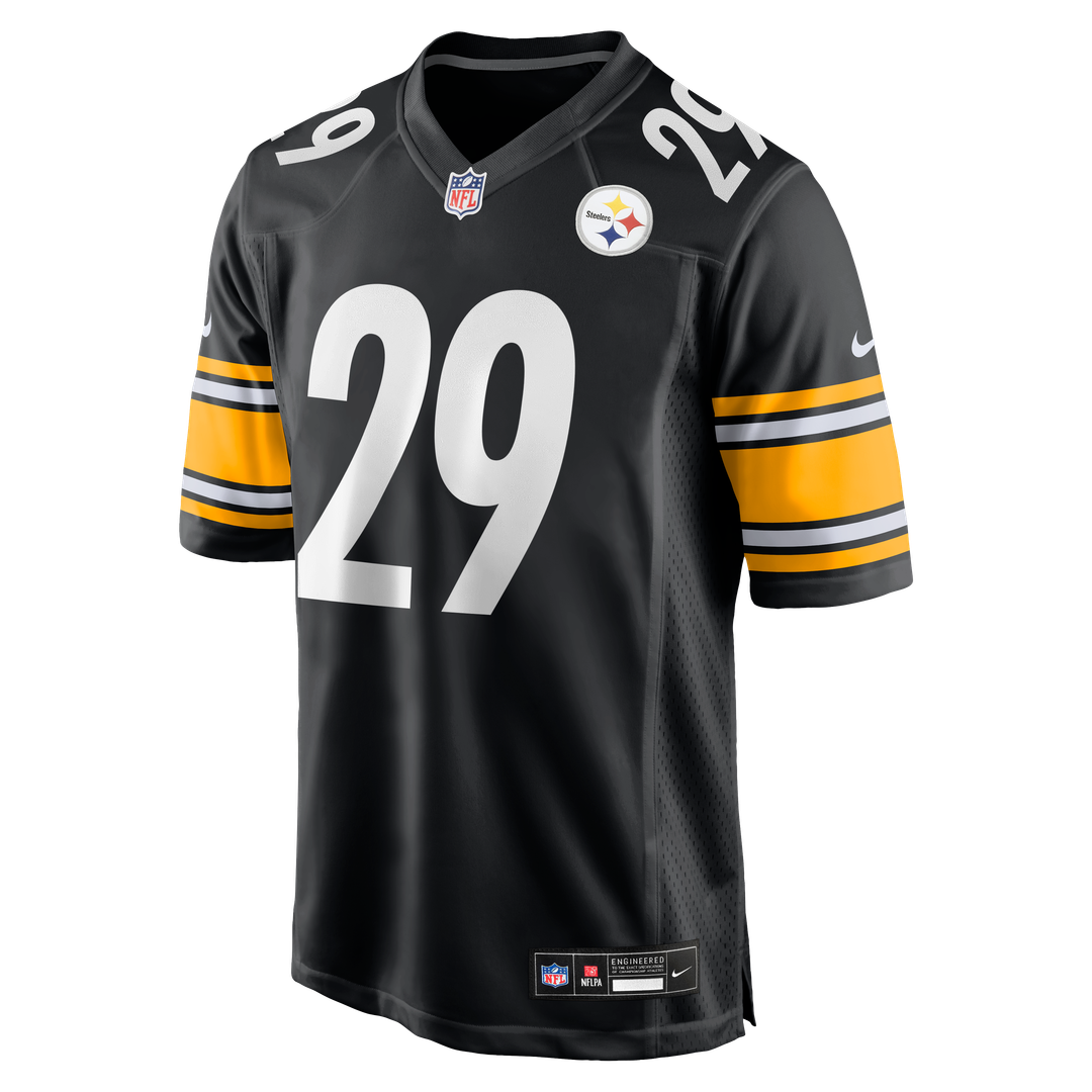 Ryan Watts Pittsburgh Steelers Nike Black Game Jersey