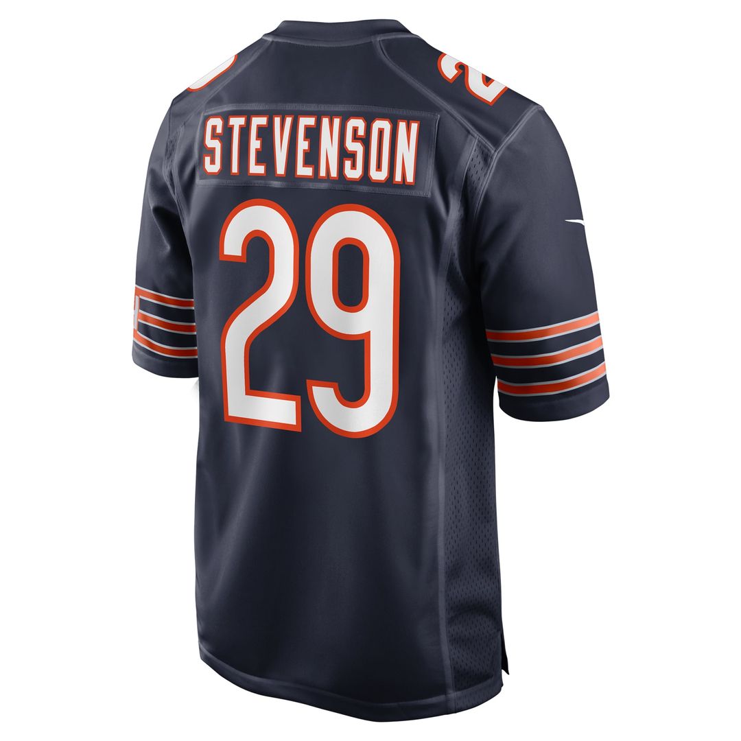 Tyrique Stevenson Chicago Bears Nike Navy Game Jersey
