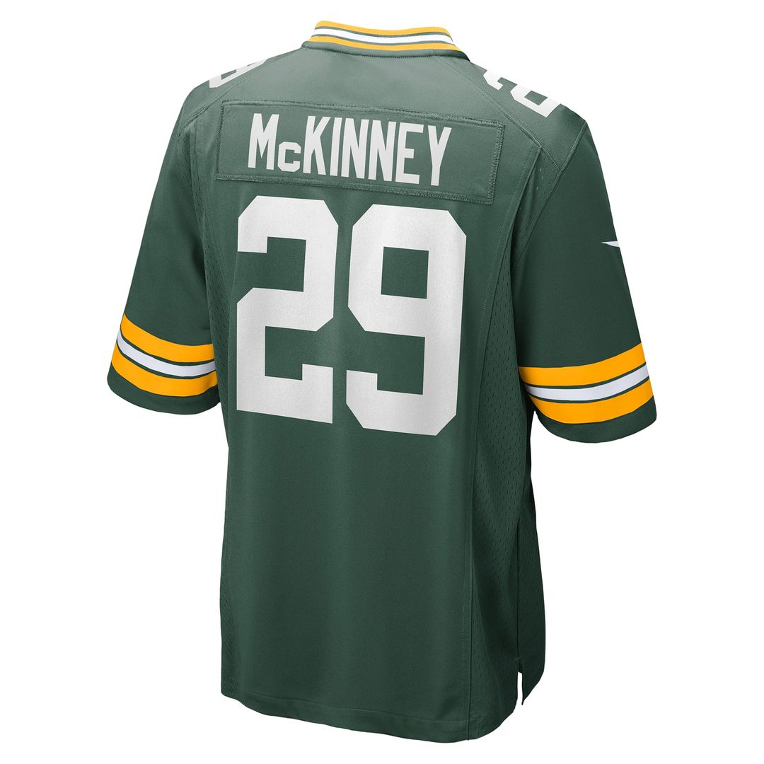 Xavier McKinney Green Bay Packers Nike Green Team Game Jersey