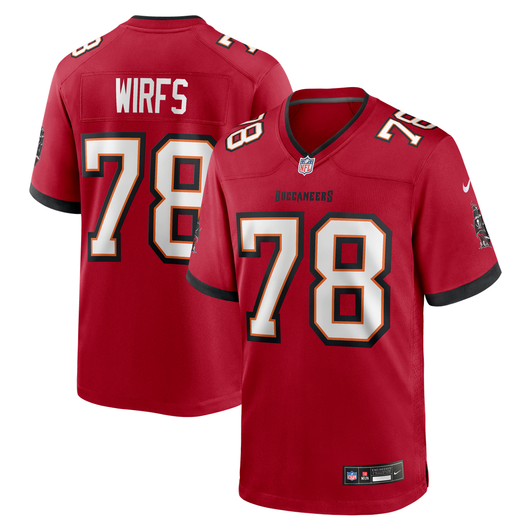Tristan Wirfs Tampa Bay Buccaneers Nike Red Player Game Jersey