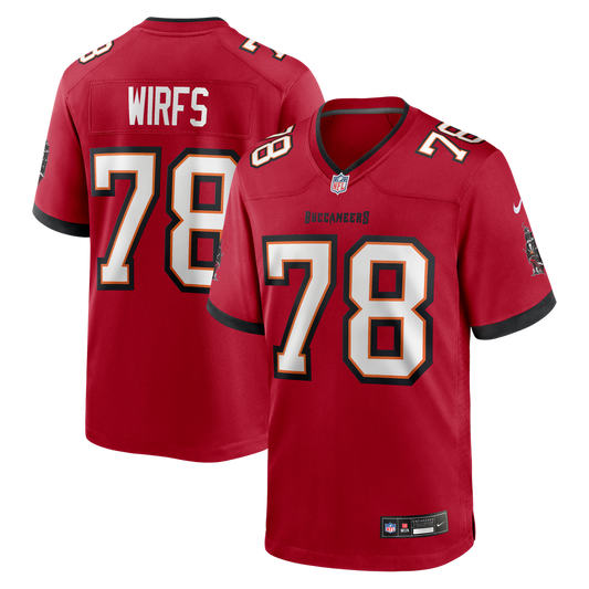 Tristan Wirfs Tampa Bay Buccaneers Nike Red Player Game Jersey