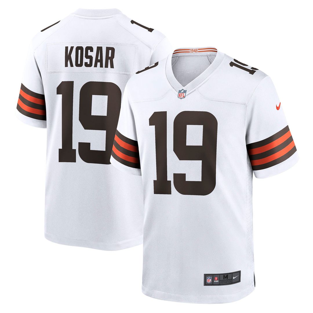 Bernie Kosar Cleveland Browns Nike White Retired Player Game Jersey