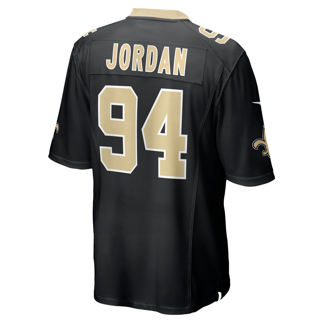 Cameron Jordan New Orleans Saints Nike Black Game Jersey