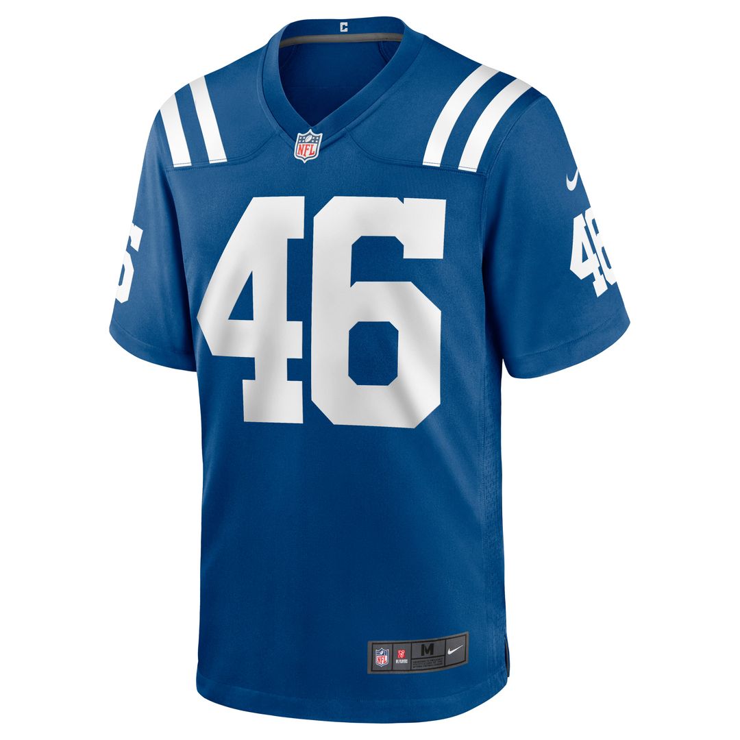 Luke Rhodes Indianapolis Colts Nike Royal Game Jersey