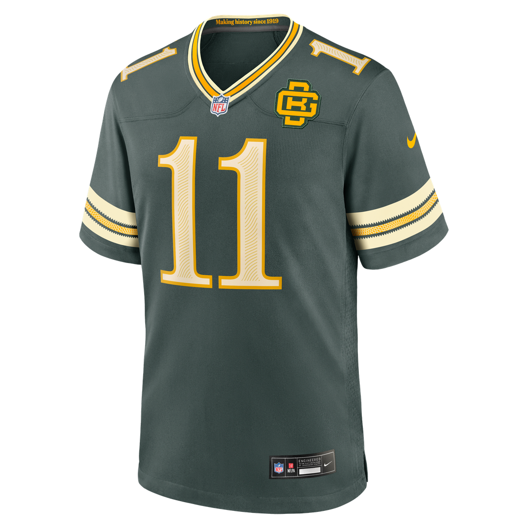 Jayden Reed Green Bay Packers Nike Green 2026 Rivalries Collection Game Jersey