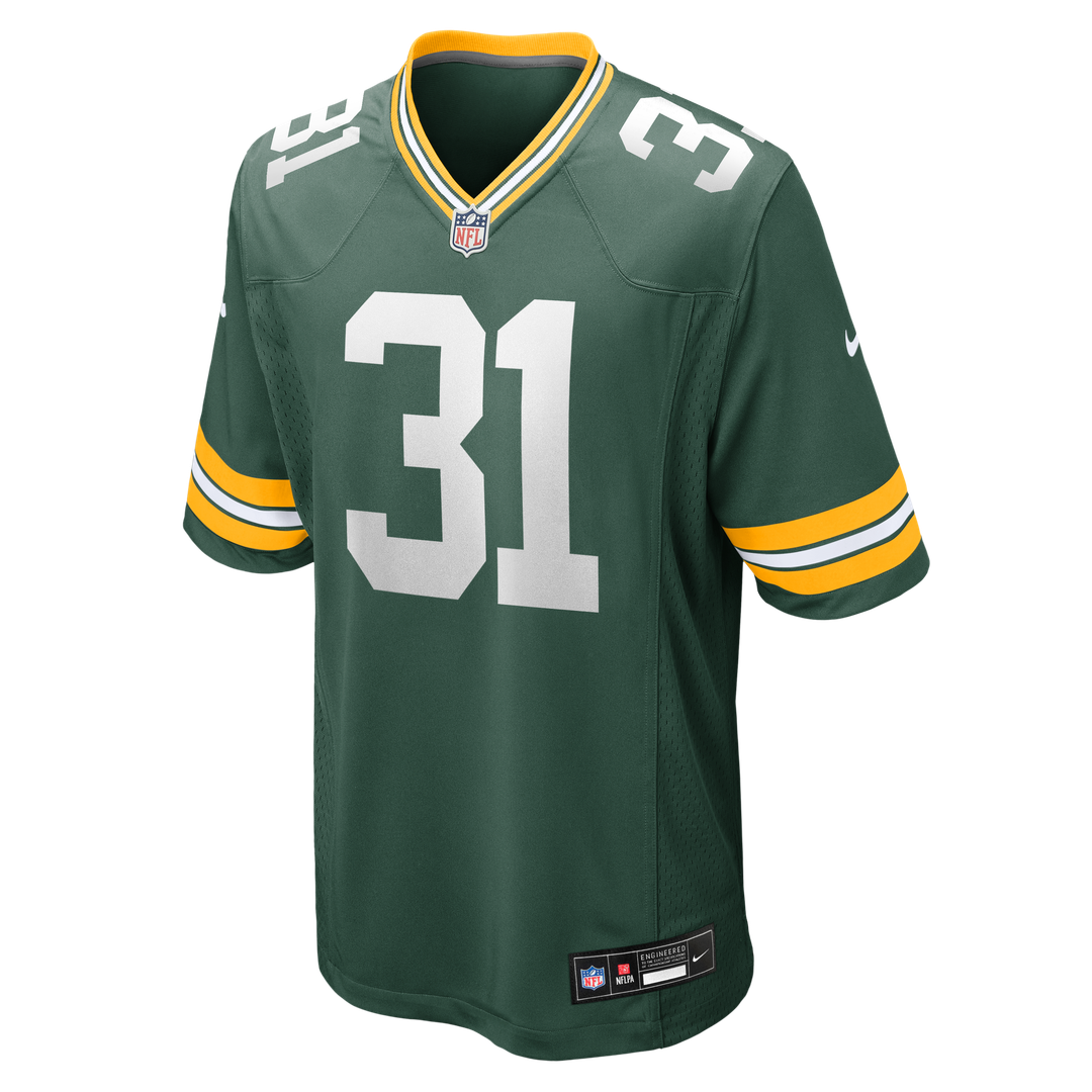 Nick Niemann Green Bay Packers Nike Green Team Game Jersey