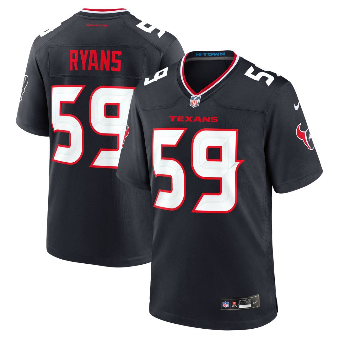 DeMeco Ryans Houston Texans Nike Navy Team Retired Game Jersey