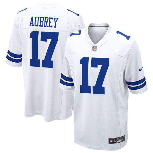 Brandon Aubrey Dallas Cowboys Nike White Game Jersey