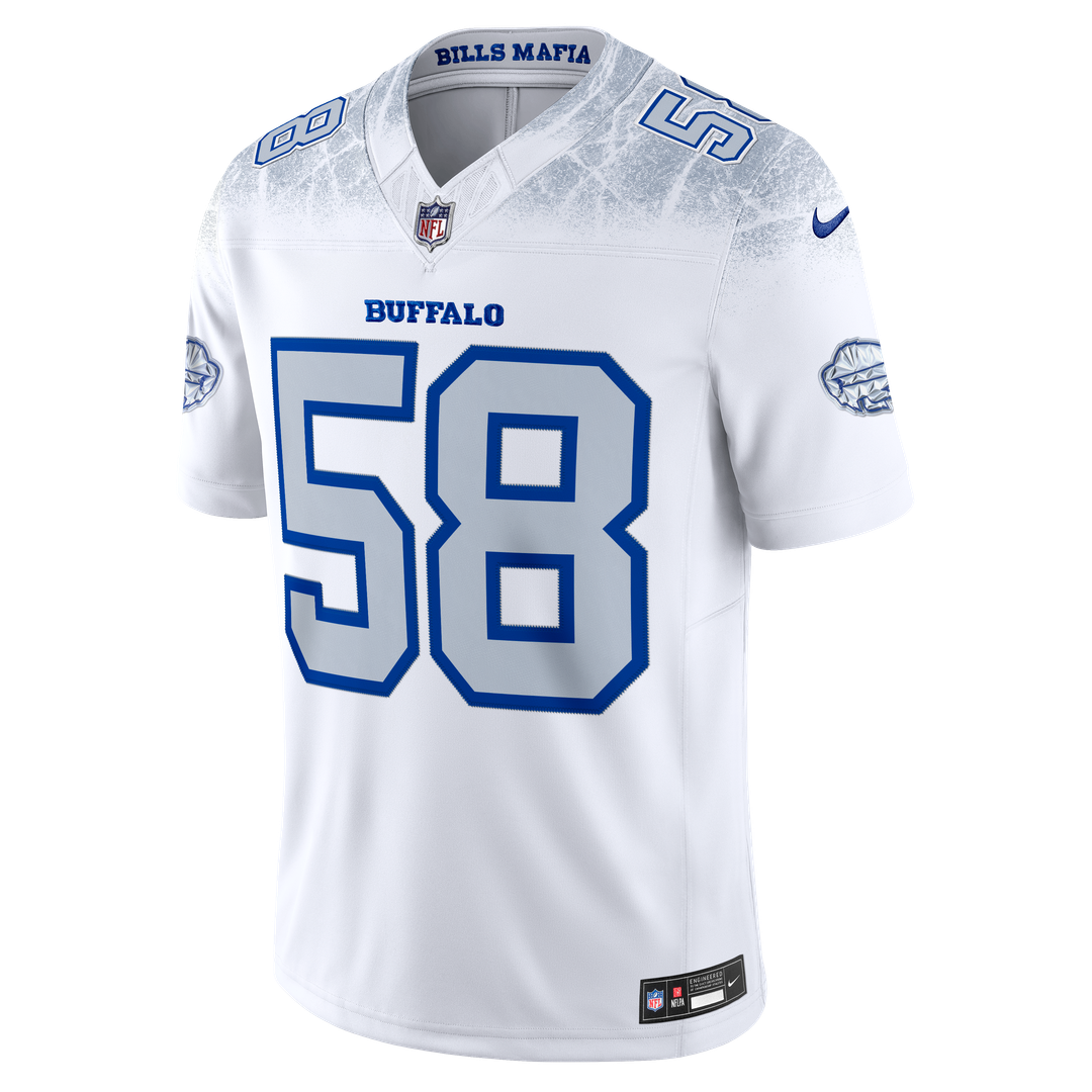 Matt Milano Buffalo Bills Nike White Rivalries Collection Stitched Limited Jersey