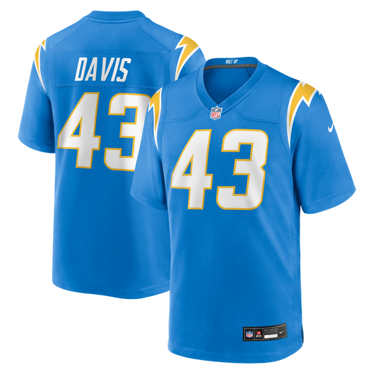Michael Davis Los Angeles Chargers Nike Powder Blue Game Jersey