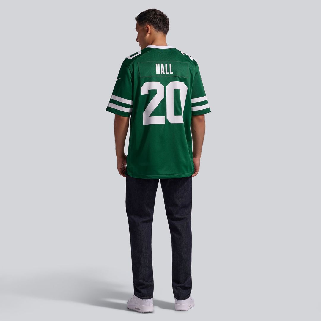 Breece Hall New York Jets Nike Legacy Green Game Jersey