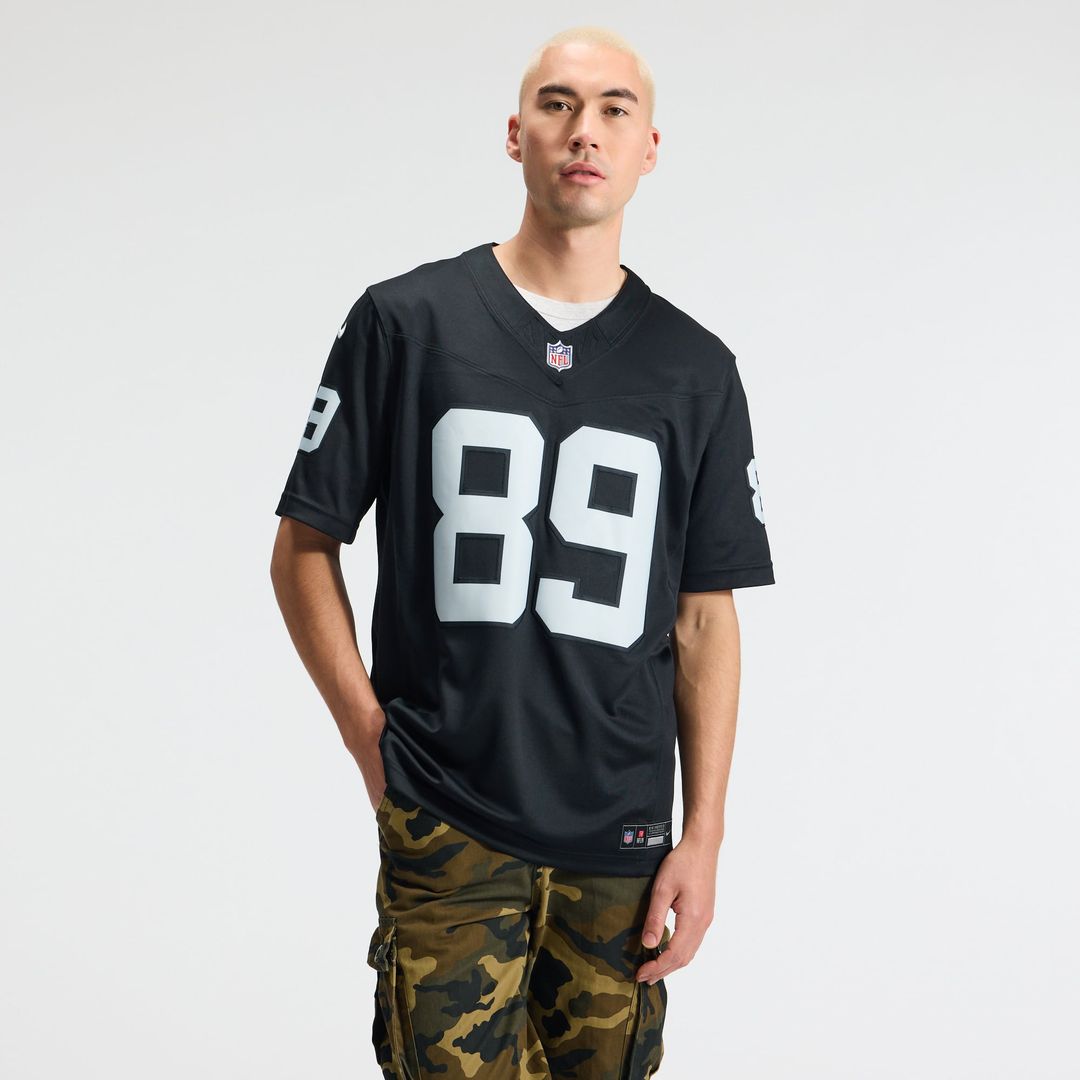 Brock Bowers Las Vegas Raiders Nike White Vapor F.U.S.E. Stitched Limited Jersey
