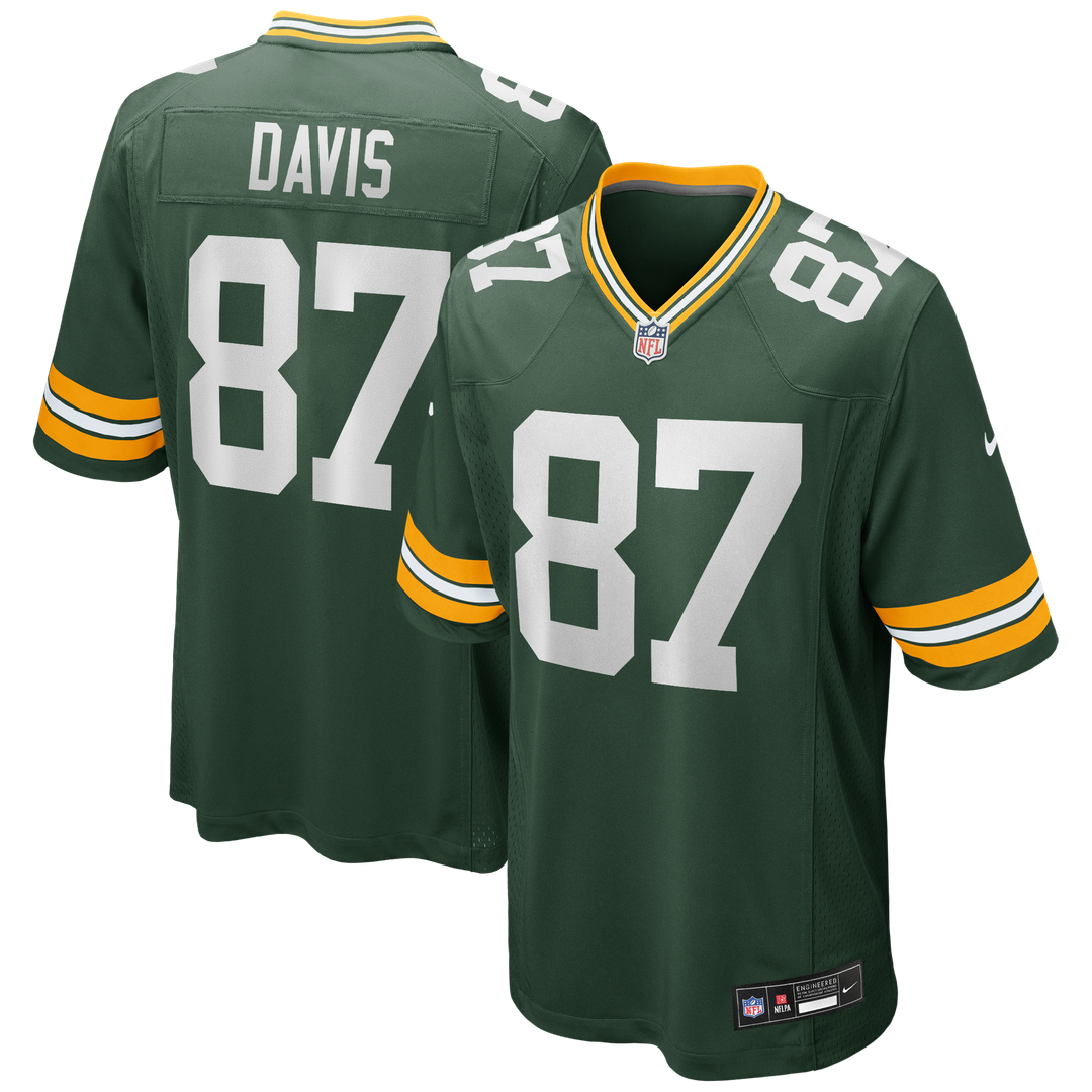 Willie Davis Green Bay Packers Nike Green Game Retired Player Jersey