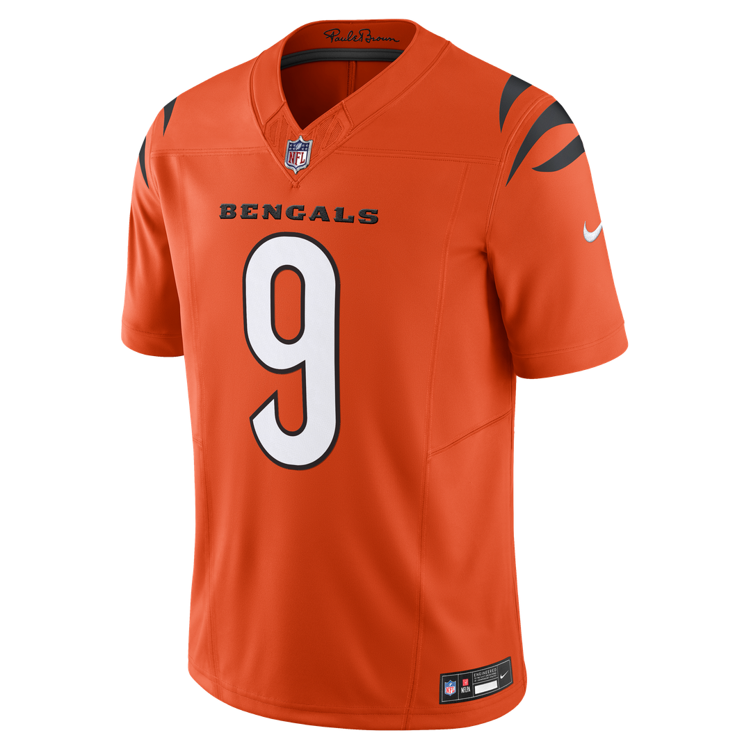 Joe Burrow Cincinnati Bengals Nike Orange Vapor F.U.S.E. Limited Jersey