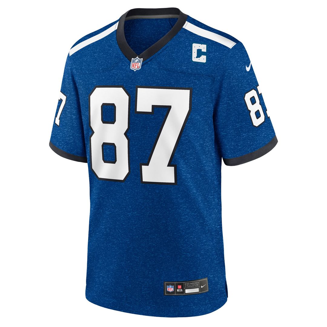 Reggie Wayne Indianapolis Colts Nike Royal Retired Player Game Jersey
