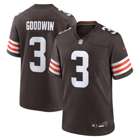 Marquise Goodwin Cleveland Browns Nike Brown Team Game Jersey