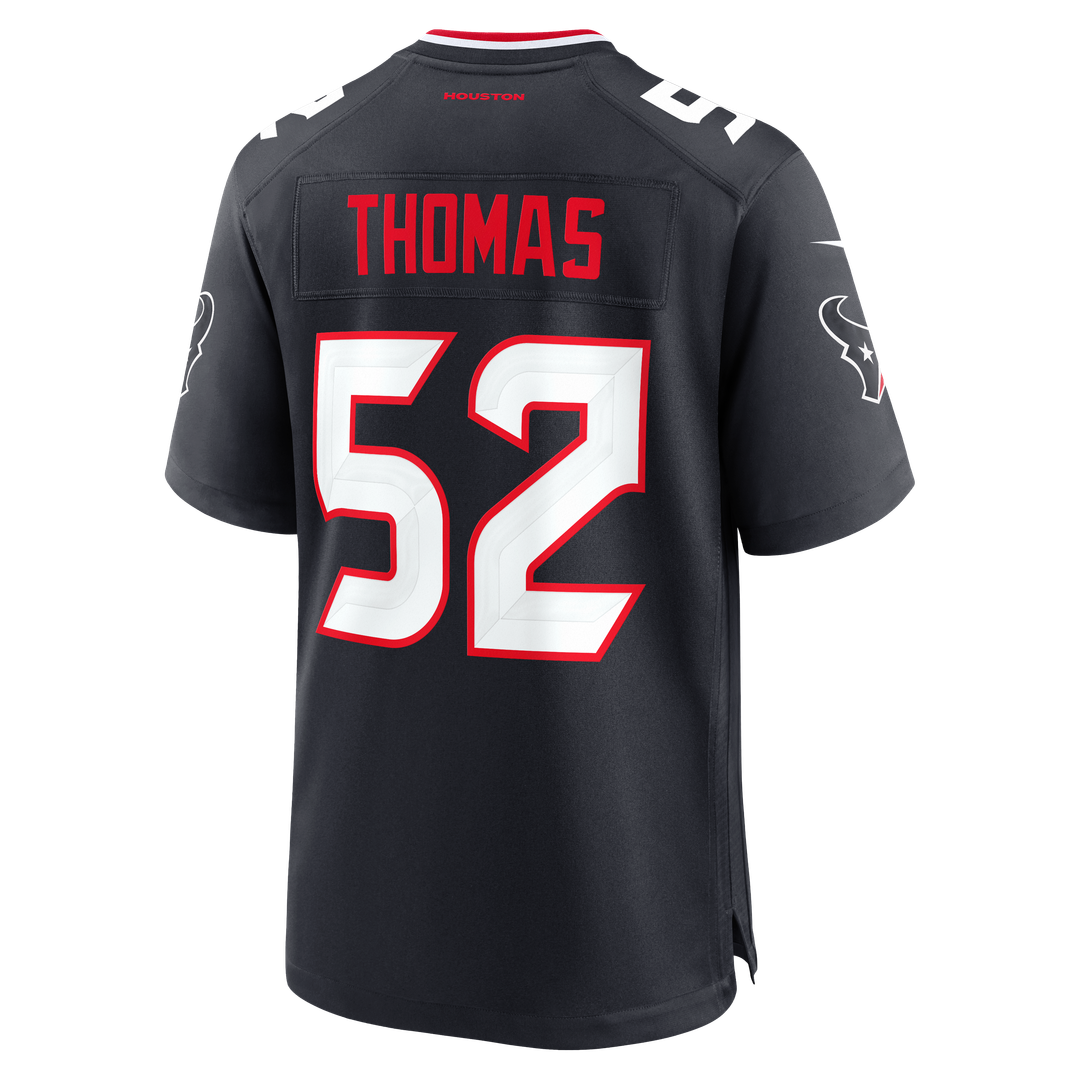 Xavier Thomas Houston Texans Nike Navy Team Game Jersey