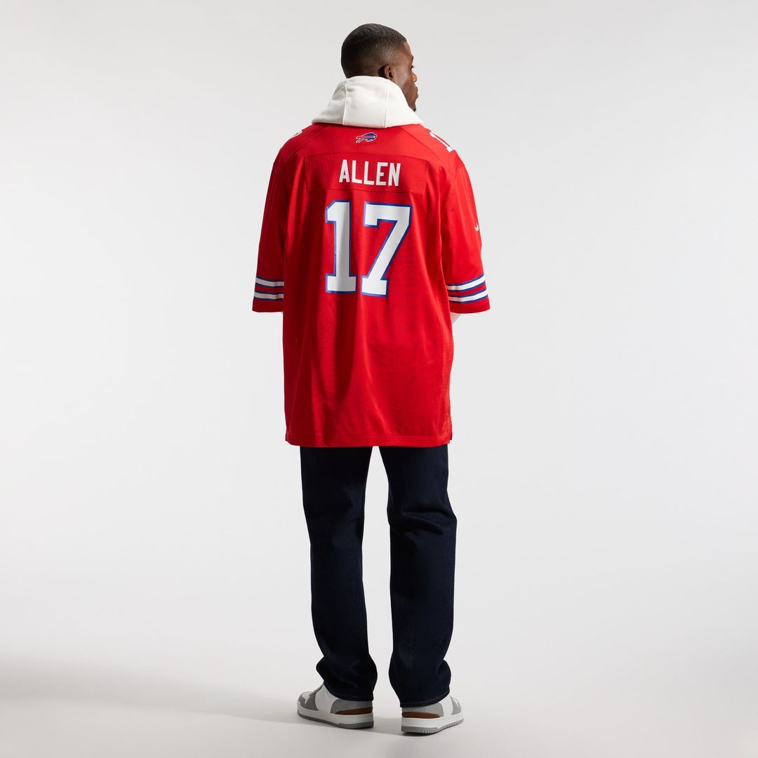 Josh Allen Buffalo Bills Nike Red Alternate Game Jersey