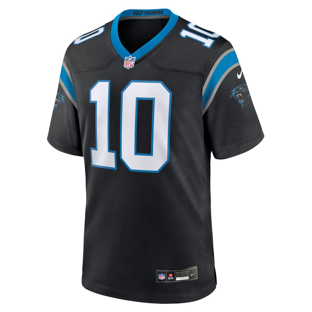 Ryan Fitzgerald Carolina Panthers Nike Black Team Game Jersey