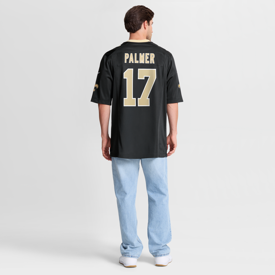 Trey Palmer New Orleans Saints Nike Black Team Game Jersey
