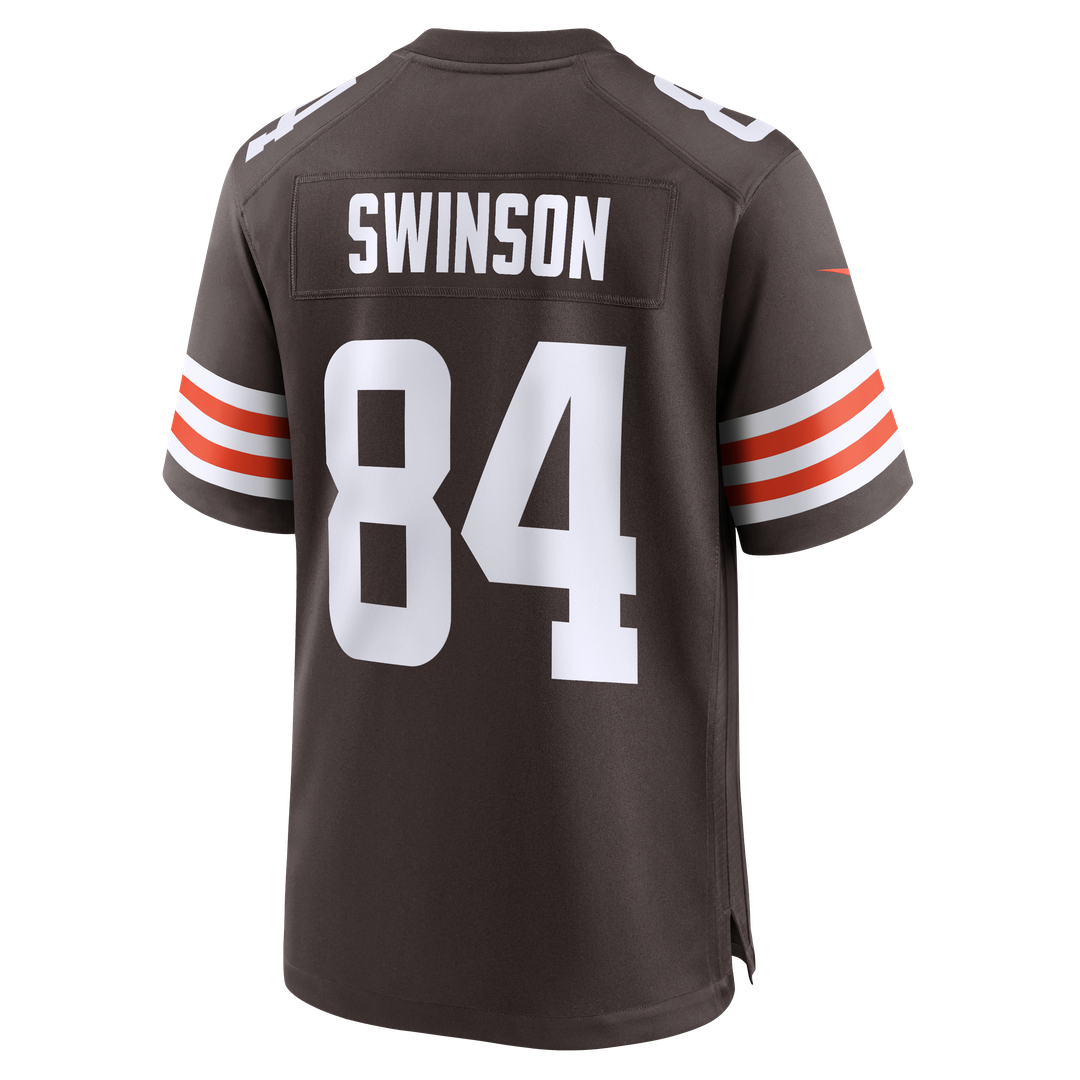 Messiah Swinson Cleveland Browns Nike Brown Team Game Jersey
