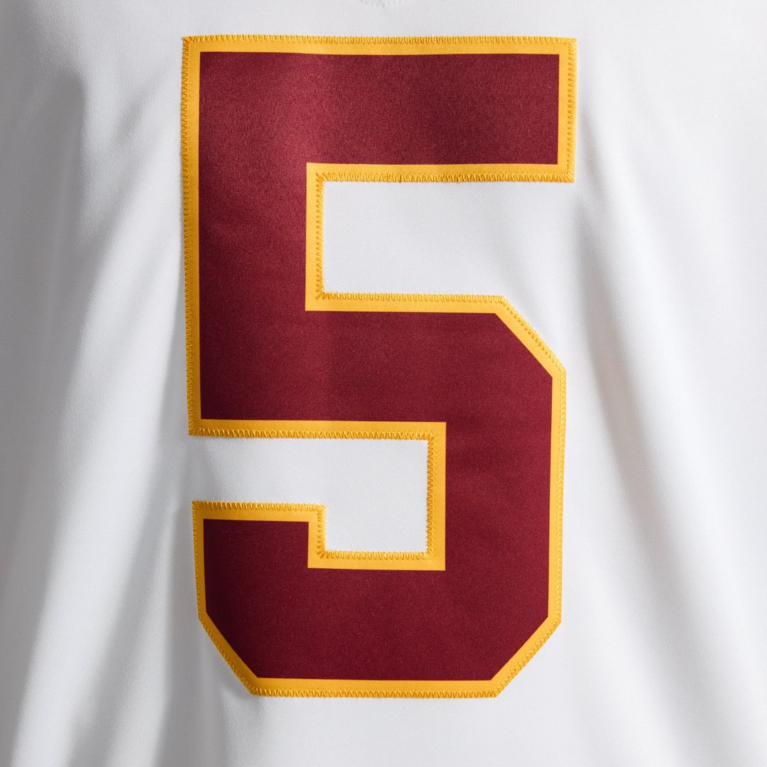 Jayden Daniels Washington Commanders Nike White Vapor F.U.S.E. Stitched Limited Jersey