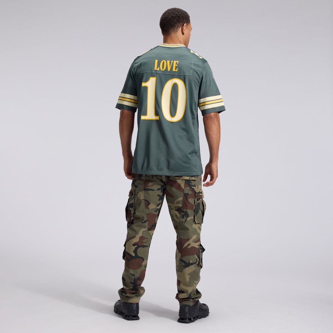 Jordan Love Green Bay Packers Nike Green 2026 Rivalries Collection Game Jersey