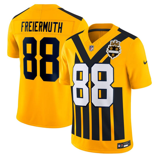 Pat Freiermuth Pittsburgh Steelers Nike Gold Alternate Vapor F.U.S.E. Limited Jersey