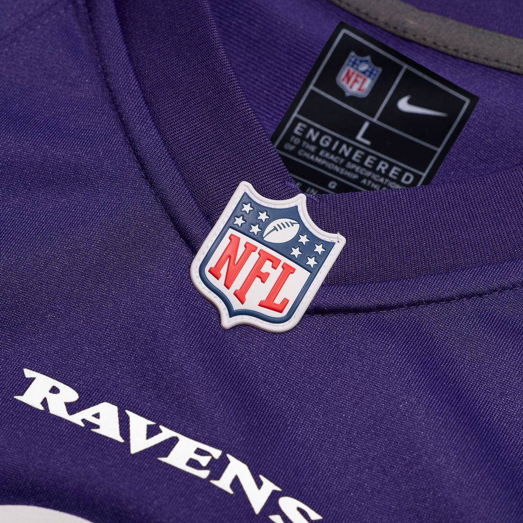 Nick Moore Baltimore Ravens Nike Purple Game Jersey