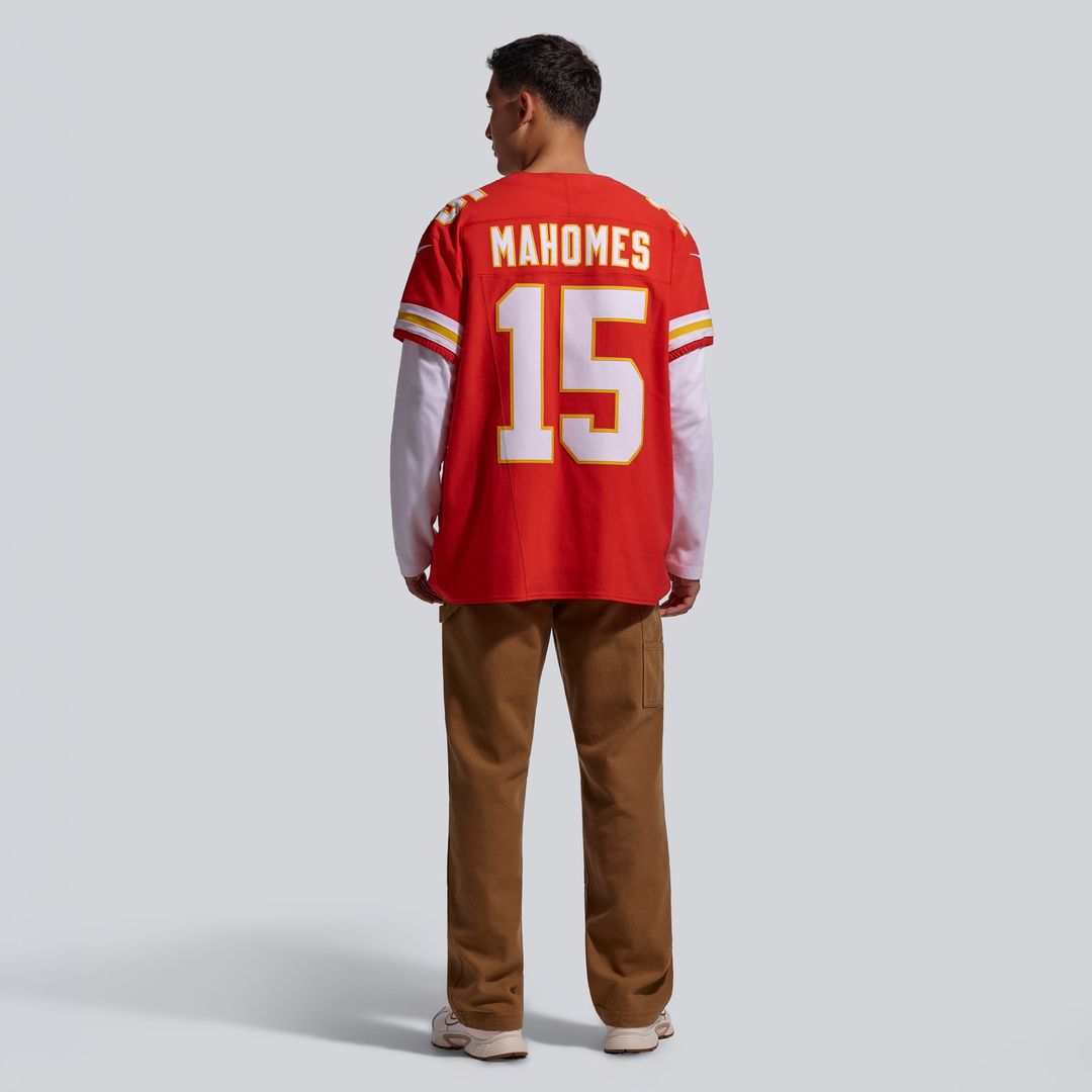 Patrick Mahomes Kansas City Chiefs Nike Red Team Vapor F.U.S.E. Elite Jersey