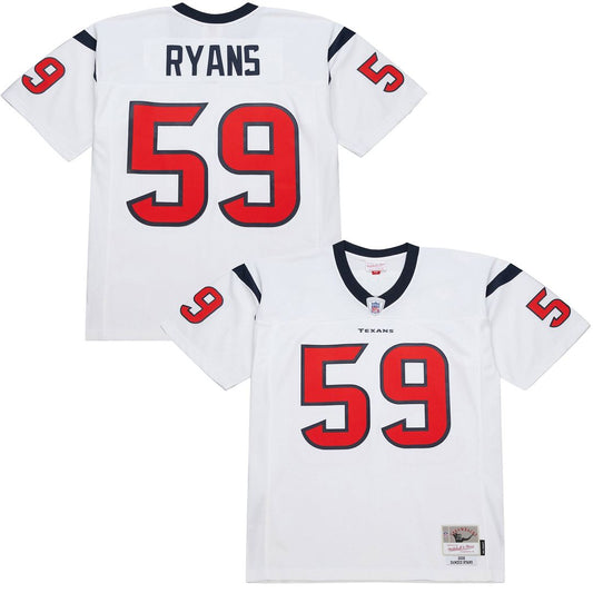 DeMeco Ryans Houston Texans Mitchell & Ness White 2006 Legacy Replica Jersey