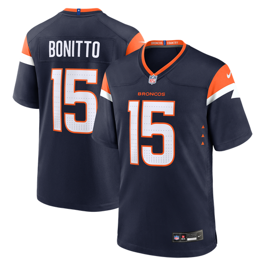 Nik Bonitto Denver Broncos Nike Navy Alternate Game Jersey