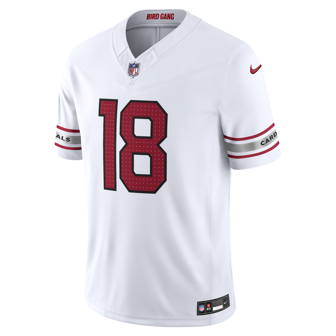Marvin Harrison Jr. Arizona Cardinals Nike White Vapor F.U.S.E. Stitched Limited Jersey