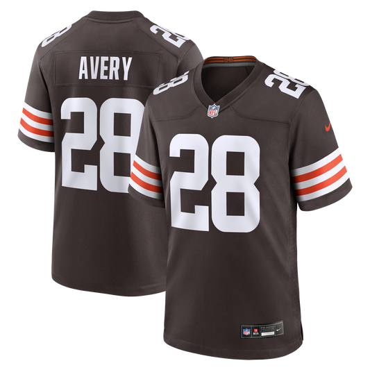 Tre Avery Cleveland Browns Nike Brown Team Game Jersey