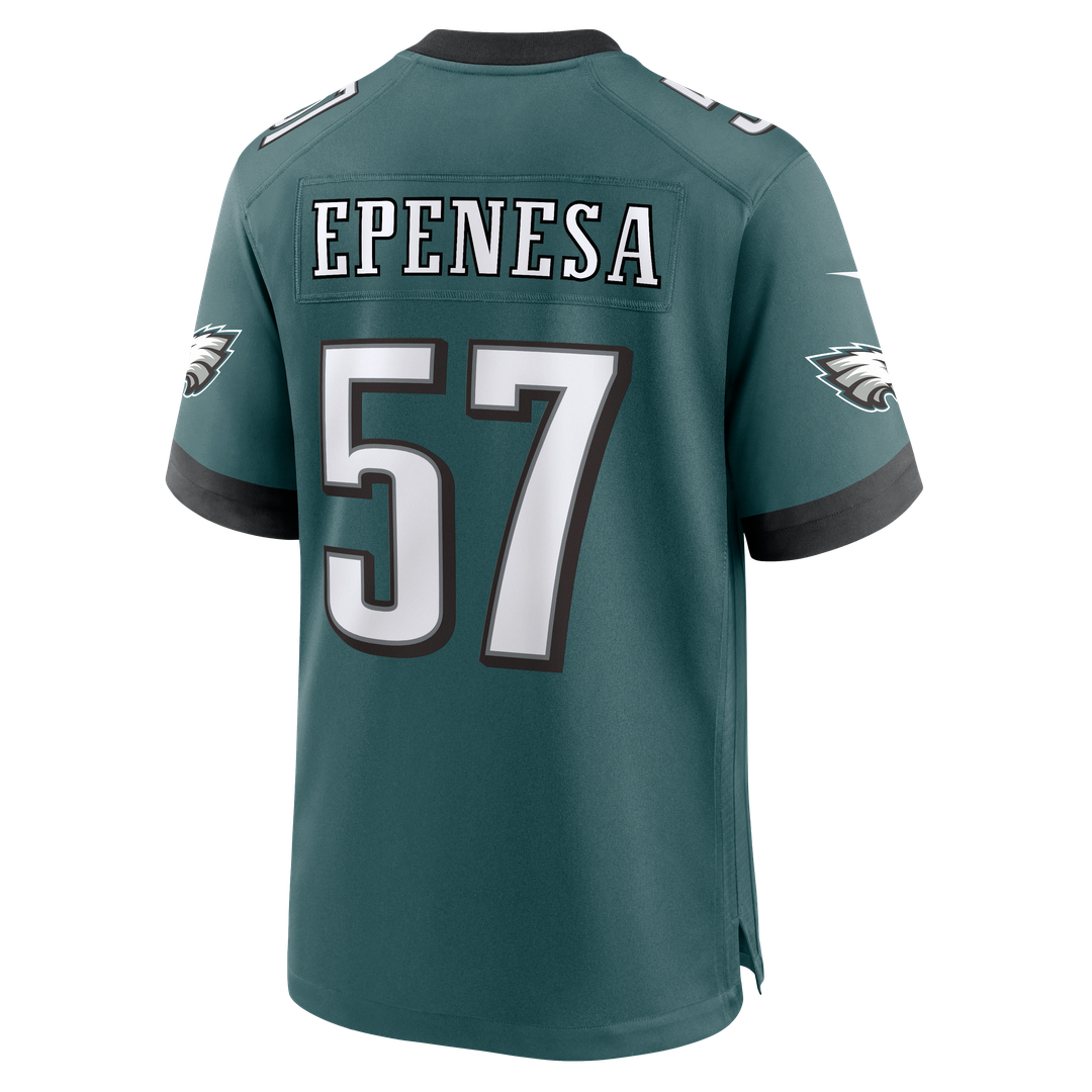 A.J. Epenesa Philadelphia Eagles Nike Midnight Green Team Game Jersey
