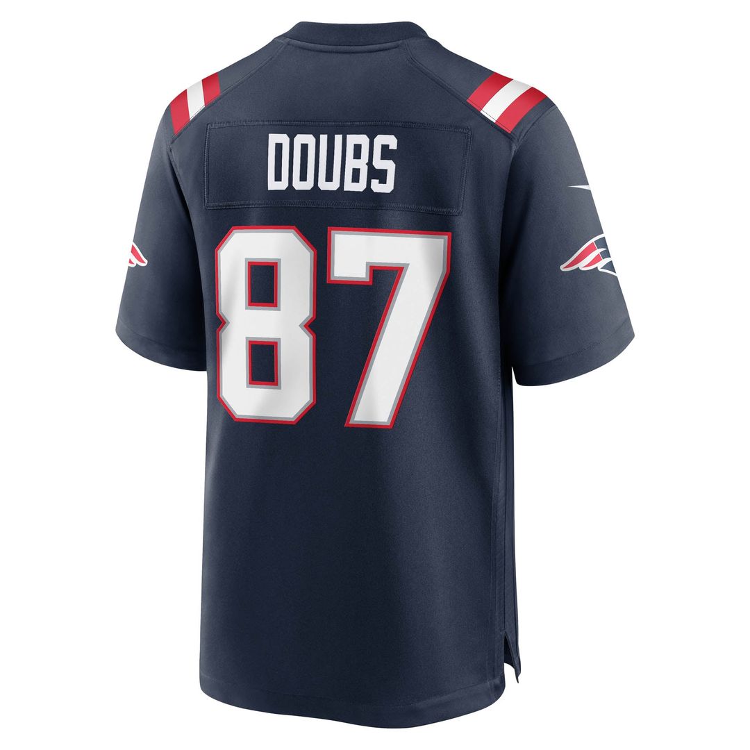 Romeo Doubs New England Patriots Nike Navy Game Jersey