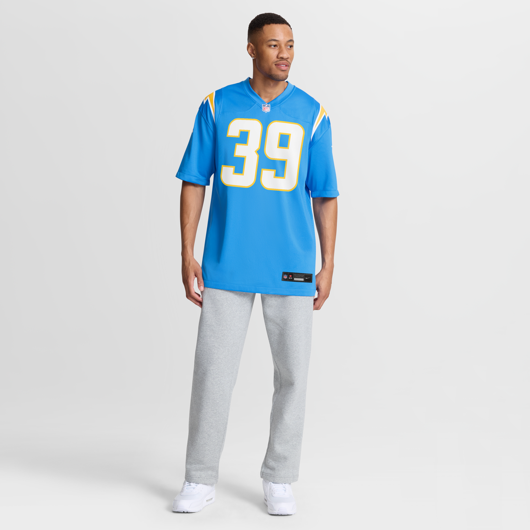 Eric Rogers Los Angeles Chargers Nike Powder Blue Team Game Jersey