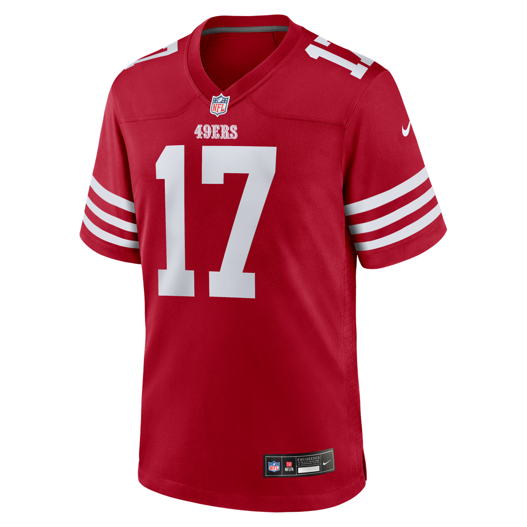 Jordan Watkins San Francisco 49ers Nike Scarlet Team Game Jersey