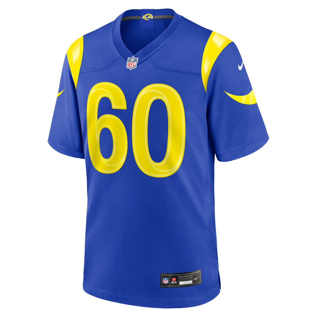 Wyatt Bowles Los Angeles Rams Nike Royal Team Game Jersey