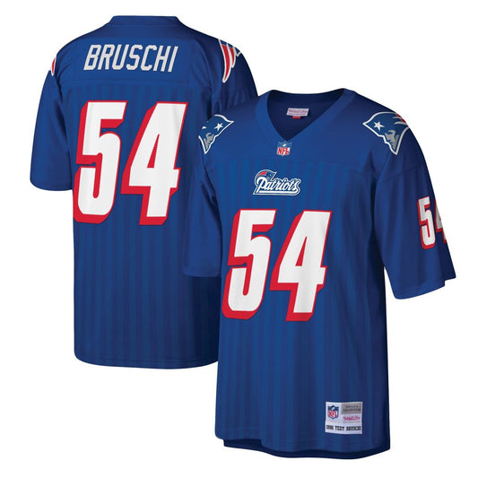 Tedy Bruschi New England Patriots Mitchell & Ness Royal Legacy Replica Jersey