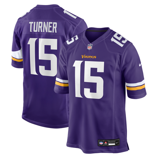 Dallas Turner Minnesota Vikings Nike Purple Player Game Jersey