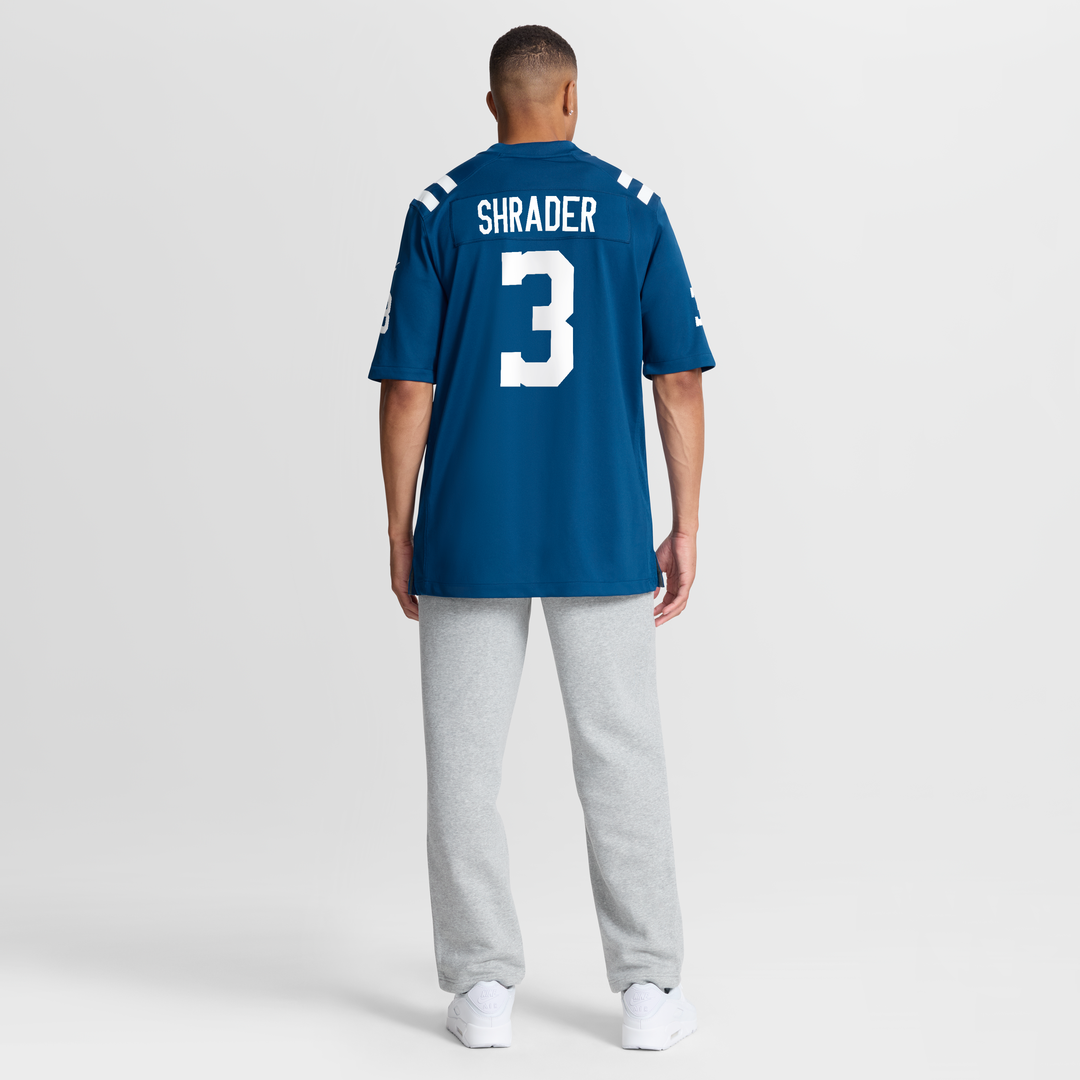 Spencer Shrader Indianapolis Colts Nike Royal Team Game Jersey