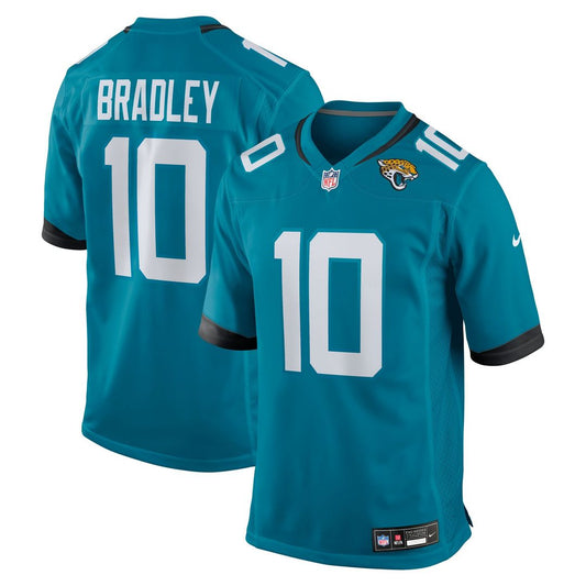 Carter Bradley Jacksonville Jaguars Nike Teal Team Game Jersey