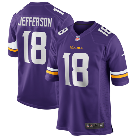 Justin Jefferson Minnesota Vikings Nike Purple Player Game Jersey