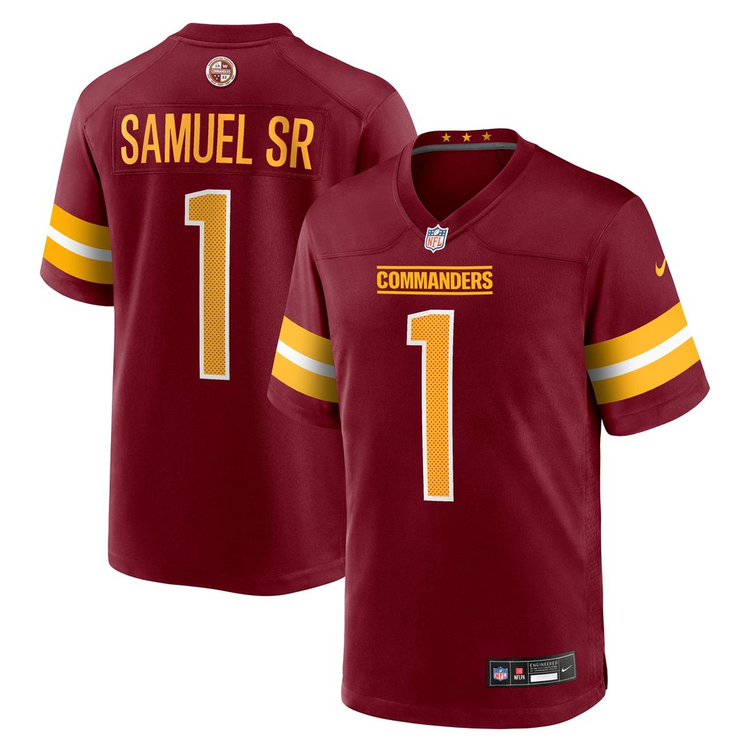 Deebo Samuel Sr Washington Commanders Nike White Game Player Jersey