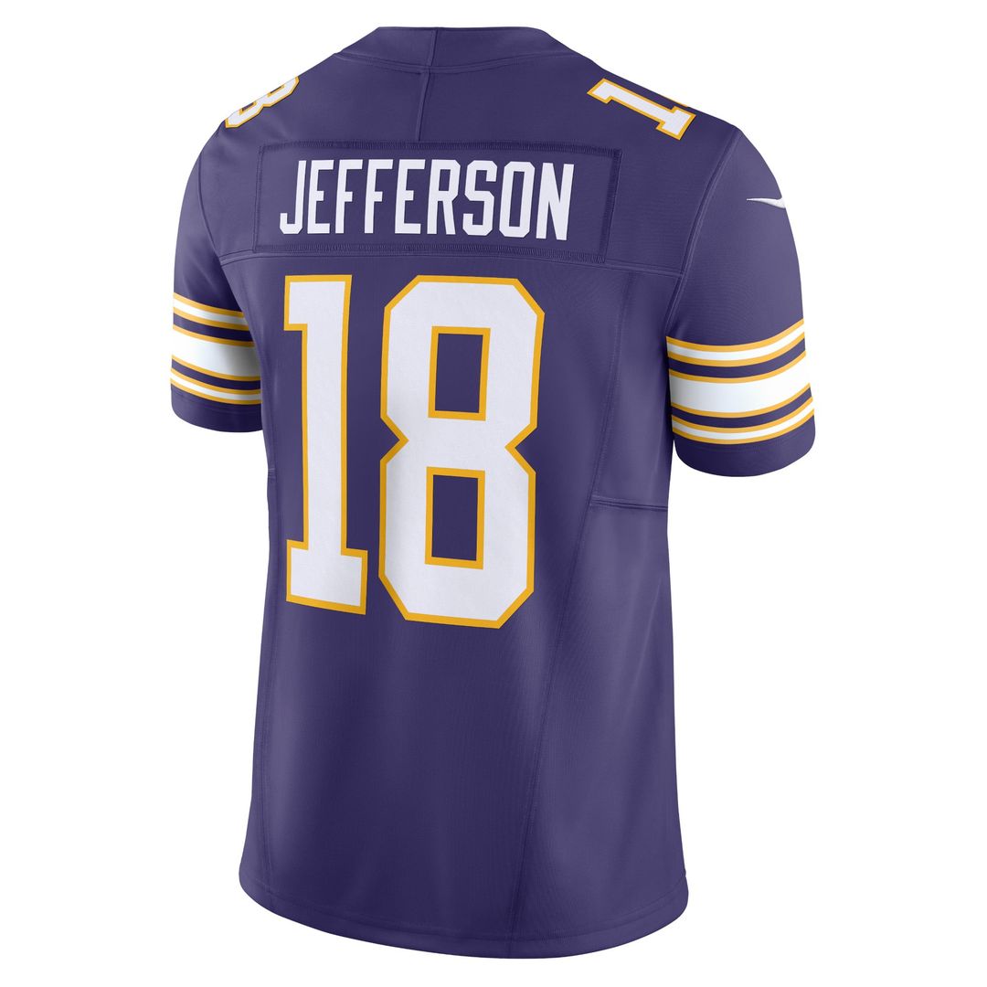 Justin Jefferson Minnesota Vikings Nike Purple Vapor F.U.S.E. Limited Jersey