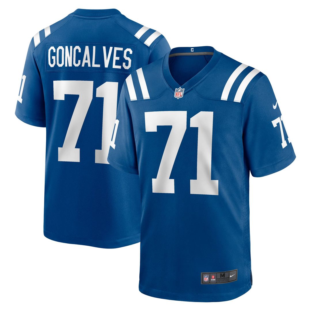 Matt Goncalves Indianapolis Colts Nike Royal Game Jersey