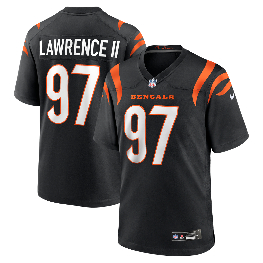 Dexter Lawrence II Cincinnati Bengals Nike Black Game Jersey